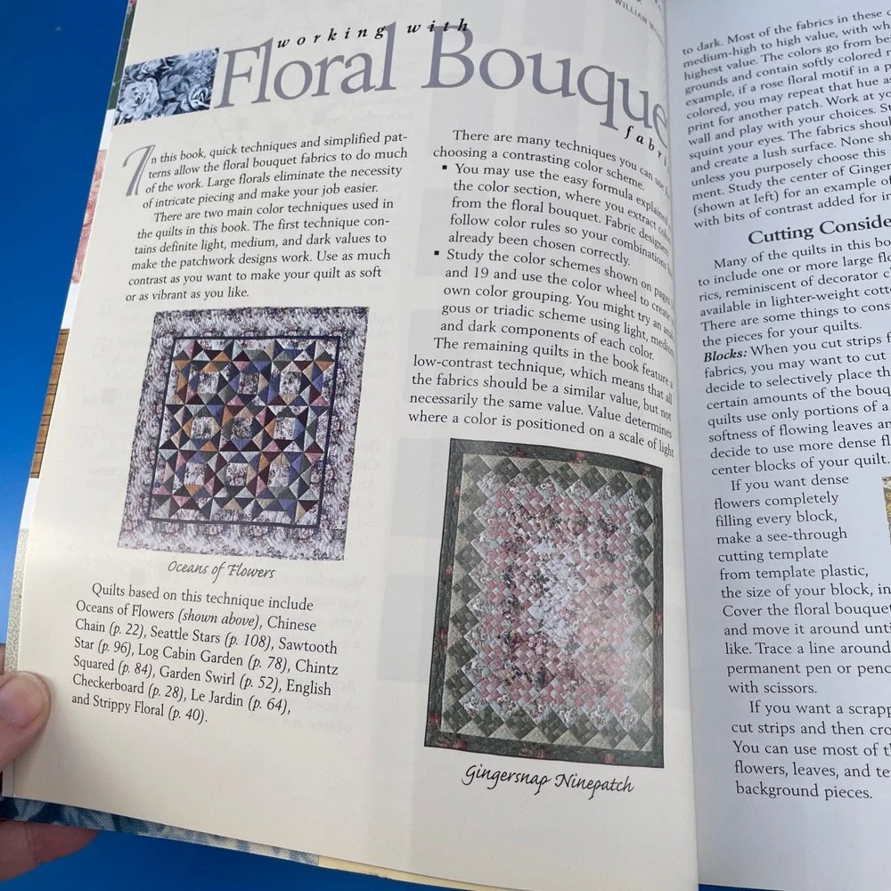 Quilting Book Lot x5 Quick Floral Irish Chain Friendship Womens Oral History